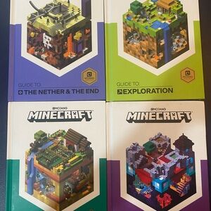 Set of 4 Minecraft books